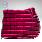 Fuchsia Saddle Pad, Boots and Bonnet set