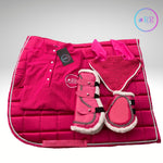 Fuchsia pink Boots Set