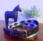 Polo Belt Blue and Silver.