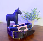 Polo Belt Pink and Navy