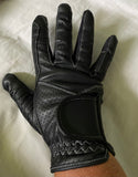 RR leather riding gloves.