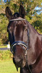 The Cyrano rolled leather bridle by Heavy Horseware